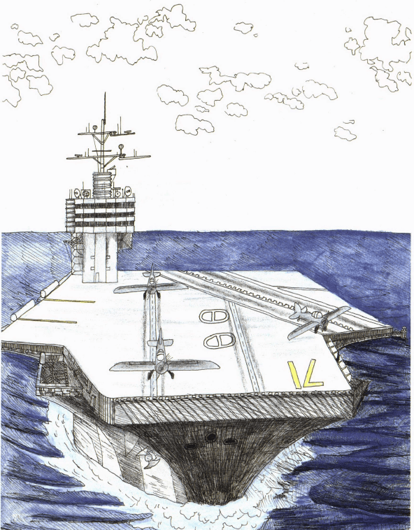 World War II Story aircraft carrier