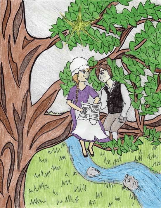 Lost by Liberty sitting on a tree branch