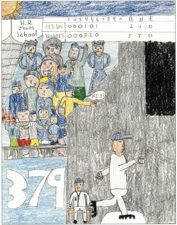 A Connecticut Yankee Visits the Bronx watching baseball