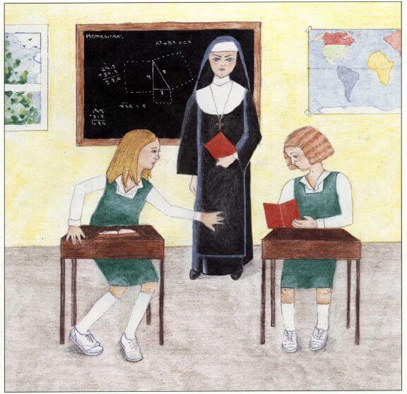 A Girl with Red Hair Is Nice to Know! during class