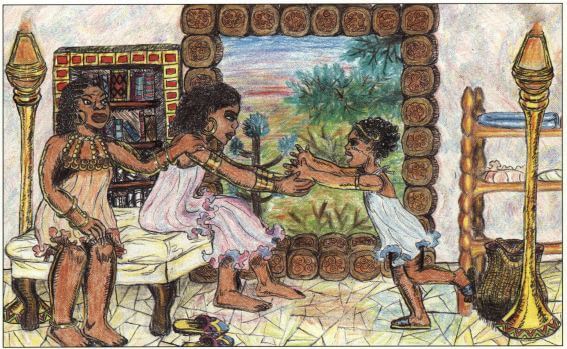 The Healer's Apprentice a child running