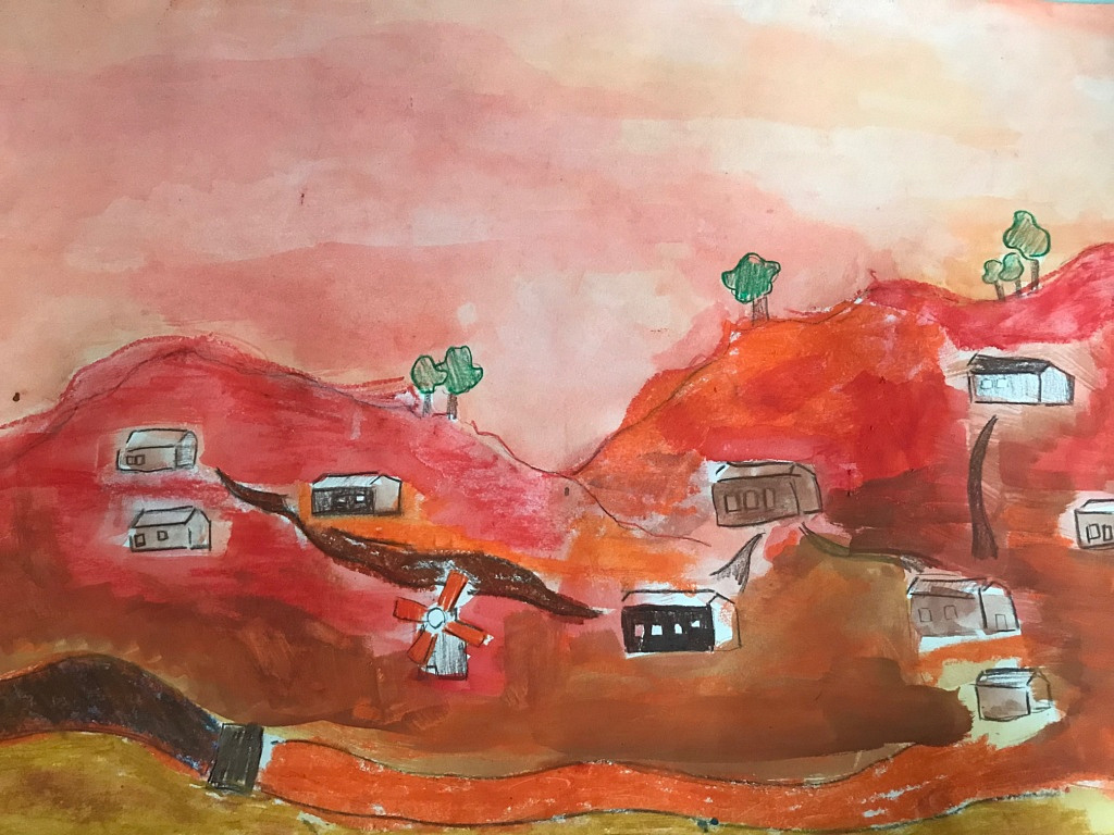 Orange Landscape