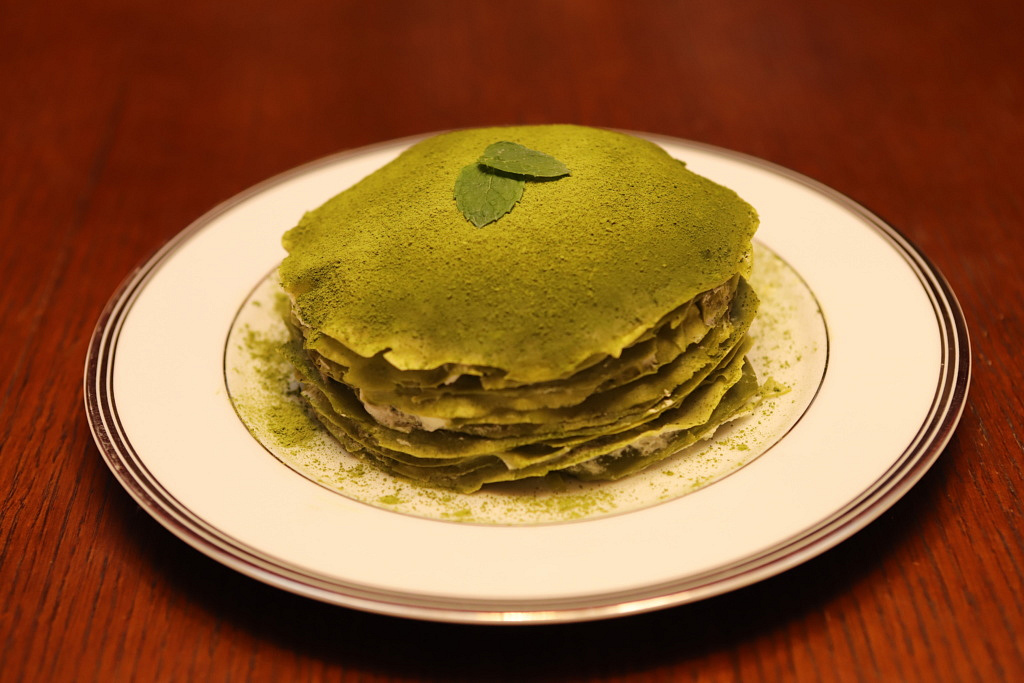 Matcha Crepe Cake
