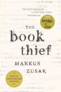 Book cover of The Book Thief by Markus Zusak