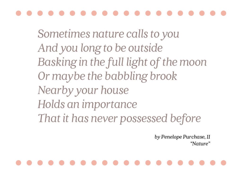 nature poem text