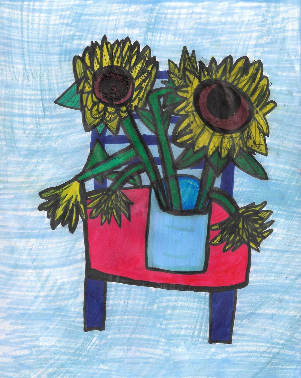 VariationofStillLifewithSunflowers