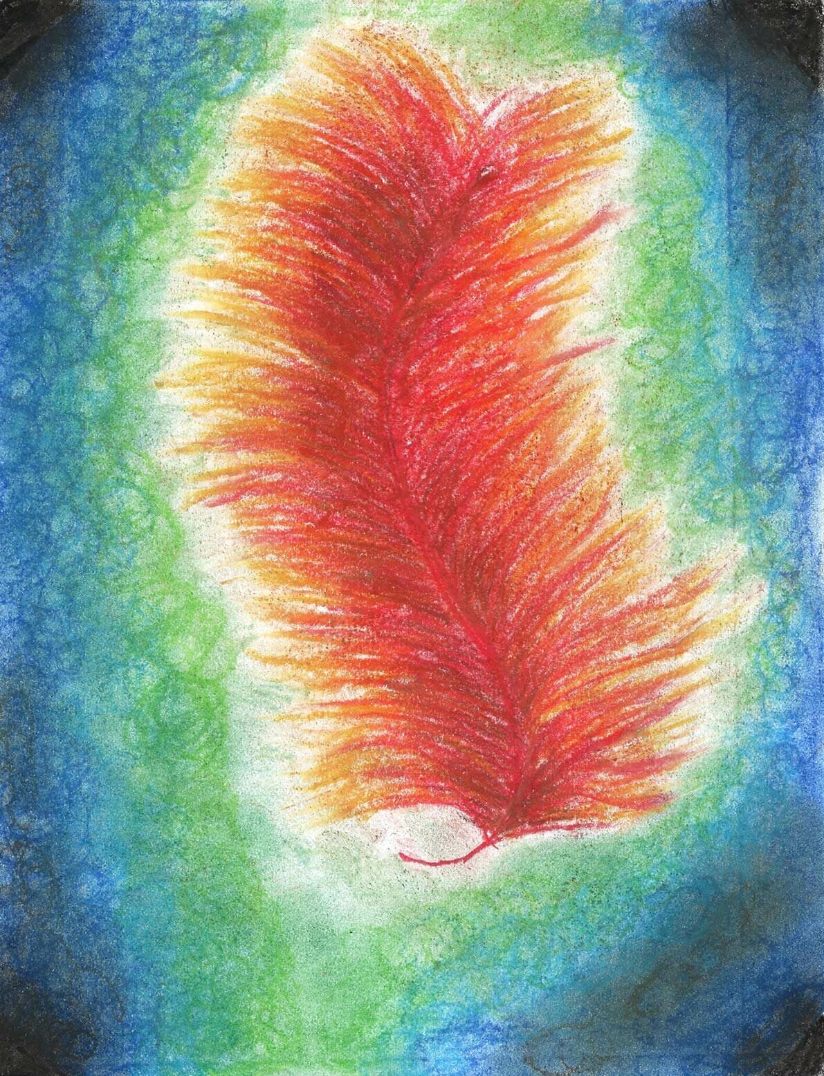 Rainbow Feather