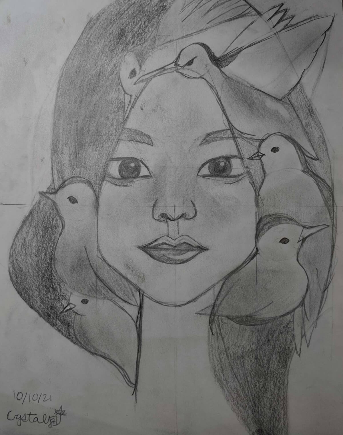 GirlwithBirds