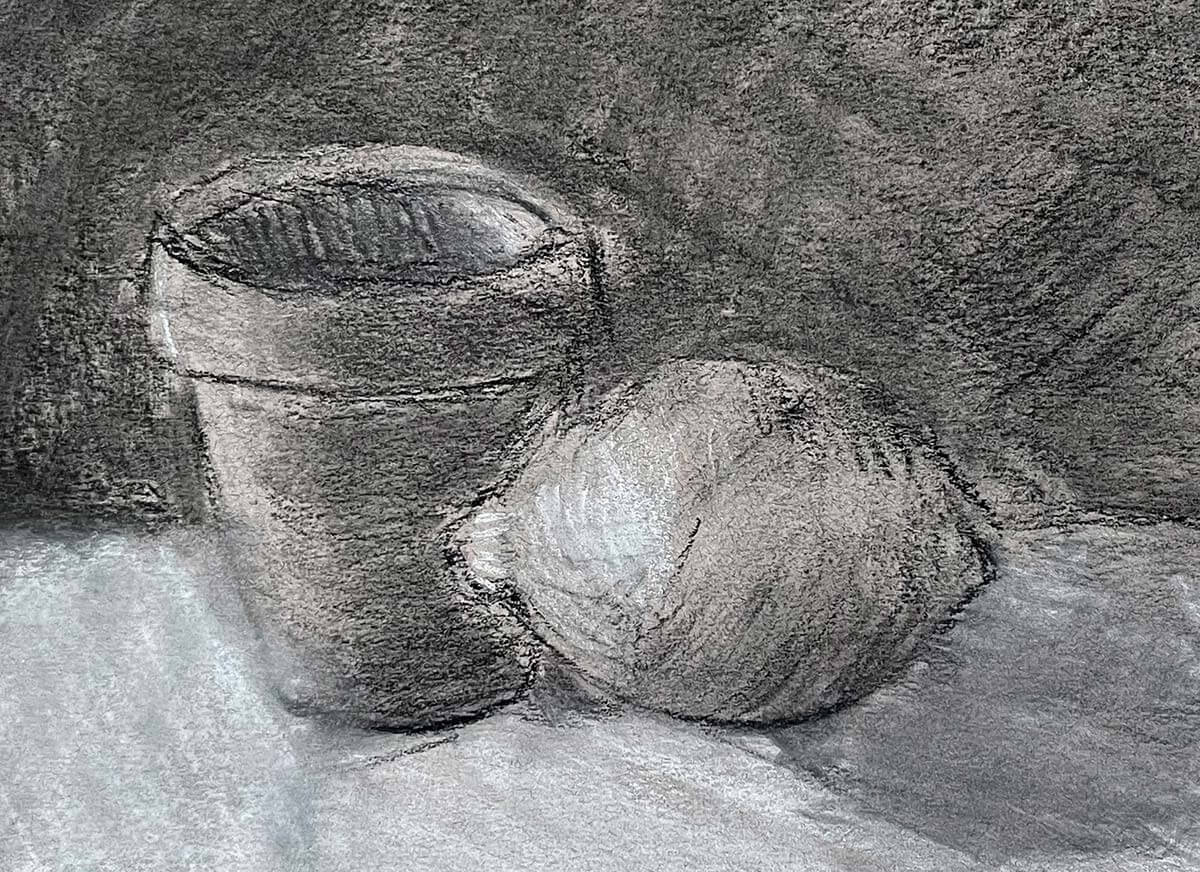 Lemon and Flower Pot